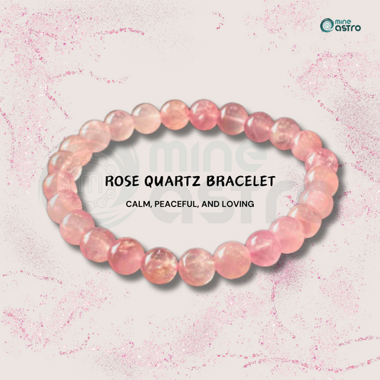 Rose quartz bracelet