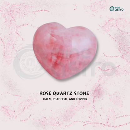 Rose quartz stone