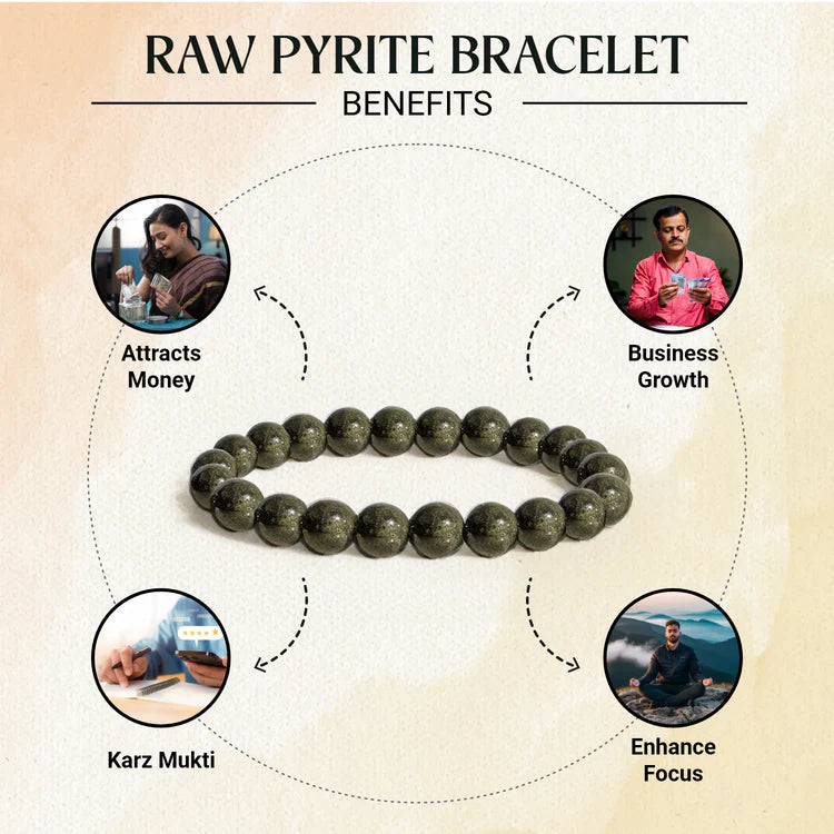 Pyrite Stone Healing Bracelet